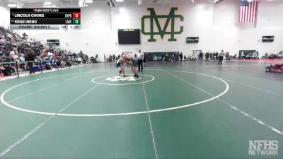 138 lbs Champ. Round 2 - Lincoln Chung, Cypress vs Kenji Ineno, Santa Monica