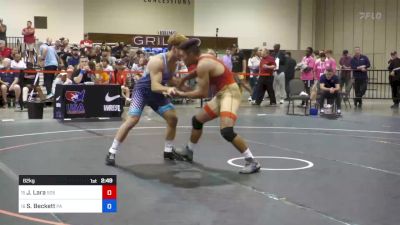 82 kg Rnd Of 32 - Jordan Lara, 505 Wrestling Club vs Sam Beckett, Pennsylvania