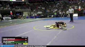 Quarterfinal - Dylan Gewecke, Fillmore Central vs Simon Schindler, David City