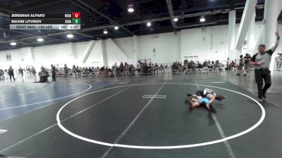 106 lbs Round Of 16 - Jeremiah Alfaro, Rkda vs Maxim Litvinov, Savage House WC
