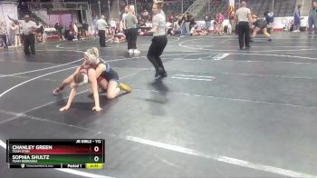 112 lbs Cons. Round 4 - Chanley Green, Team Utah vs Sophia Shultz, Team Nebraska