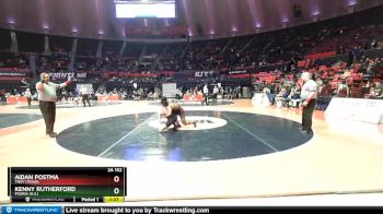 2A 152 lbs Champ. Round 1 - Aidan Postma, Troy (Triad) vs Kenny Rutherford, Peoria (H.S.)