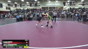 170 lbs Cons. Round 1 - Clair Priebe, Independence vs Onyx VanderHorn, Cedar Rapids Kennedy