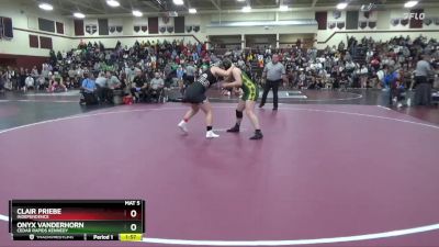 170 lbs Cons. Round 1 - Clair Priebe, Independence vs Onyx VanderHorn, Cedar Rapids Kennedy