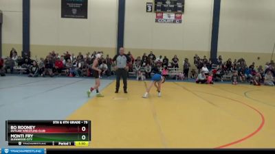 75 lbs Cons. Round 4 - Monti Fry, Glenwood City vs Bo Rooney, Outlaw Wrestling Club