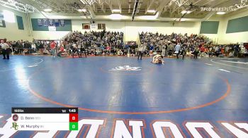 160 lbs Quarterfinal - Dan Benn, Bedford vs William Murphy, Bishop Guertin