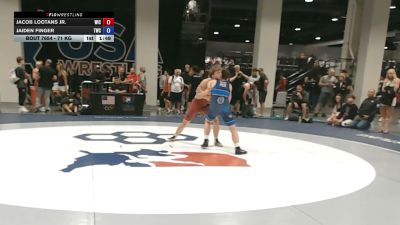 71 kg Cons. Rd Of 16 - Jacob Lootans Jr., Weigh In Club vs Jaiden Finger, Thorobred Wrestling Club
