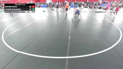 106 lbs Placement Matches (8 Team) - Hunter Houle, Zimmerman vs Zander Baehnman, Weyauwega-Fremont