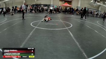 45 lbs Semifinal - Johan Randall, Rampage vs Lorenzo Partlow, BullDawgs Wrestling Club