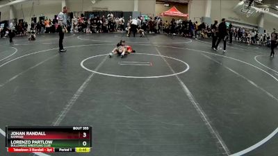 45 lbs Semifinal - Johan Randall, Rampage vs Lorenzo Partlow, BullDawgs Wrestling Club