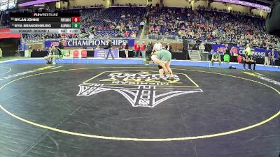 Girls-235 lbs Champ. Round 1 - Mya Brandenburg, Allen Park H.s. Girls vs Rylan Johns, Portland Hs Girls