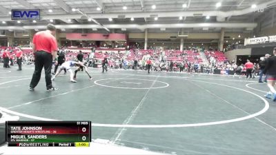 68 lbs Semifinal - Miguel Sanders, STL Warrior vs Tate Johnson, Greater Heights Wrestling