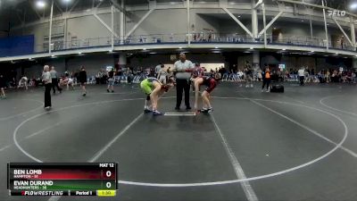 115 lbs Round 1 - Evan Durand, Headhunters vs Ben Lomb, Hampton