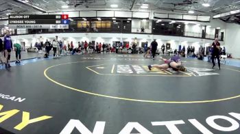 207 B 1st Place Match - Lyndsee Young, Mount Union University vs Allison Ott, Mount Union University