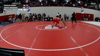 79 kg Cons. Round 1 - Nicholas Brunst, Yellowjacket Wrestling Club vs Joshua Henderson, Unattached