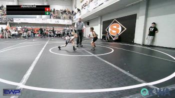 49 lbs Consi Of 8 #2 - Trysten Harris, Pin-King All Stars vs Jax Miller, HURRICANE WRESTLING ACADEMY