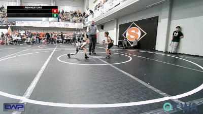 49 lbs Consi Of 8 #2 - Trysten Harris, Pin-King All Stars vs Jax Miller, HURRICANE WRESTLING ACADEMY