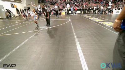 37-40 lbs Quarterfinal - Lawson Wolfenberger, Keystone Kids Wrestling Club vs Cavon Rogers, Berryhill Wrestling Club