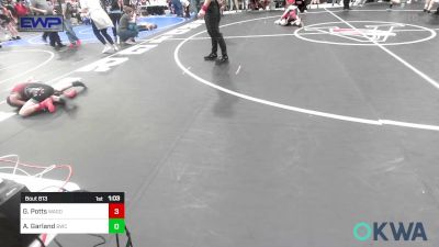 52-55 lbs Semifinal - Garrett Potts, Wagoner Takedown Club vs Aidan Garland, Berryhill Wrestling Club