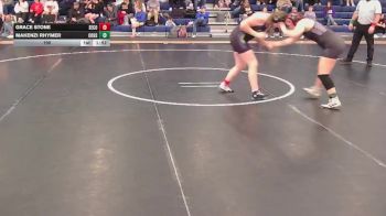 190 lbs Round 4 - Grace Stone, Sedgwick County/Fleming Girls vs Makenzi Rhymer, Colby HS