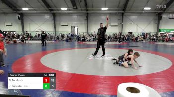 55 lbs Quarterfinal - Gavin Todd, Jackson County Wrestling Club vs Jett Fulwider, John Wayne Corcoran Wrestling Association