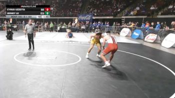 D 1 150 lbs Champ. Round 1 - Cyrus Uzzetta, Riverdale vs Jerney Le, Central Lafourche