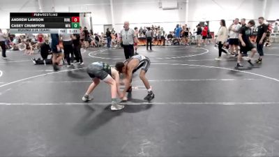 106 lbs Round 3 (4 Team) - Andrew Lawson, Reverence United Black vs Casey Crumpton, MF Army