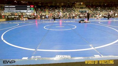145 lbs Semifinal - Luke Lucero, ReZults Wrestling vs Brad Shaver, Hobbs Elite