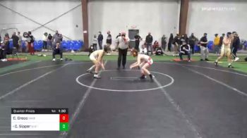 75 lbs Quarterfinal - Carter Greco, Underground vs Carmine Sipper, Buxton