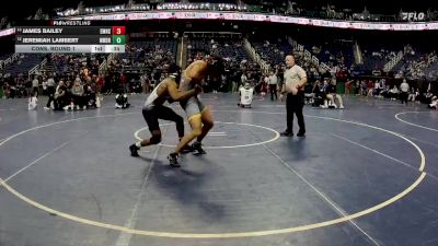 4A 175 lbs Cons. Round 1 - Jeremiah Lambert, New Bern vs James Bailey, East Mecklenburg High School