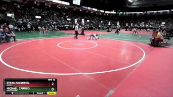 120 lbs Champ. Round 2 - Michael Caruso, Unattached vs Stran Schimmel, HSWA