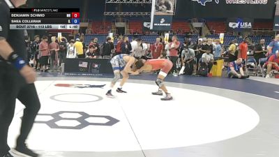 113 lbs Champ. Rd Of 256 - Benjamin Schmid, Minnesota vs Shea Colleran, Illinois