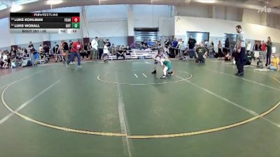 49 lbs Semifinal - Luke Worall, Great Bridge Wrestling Club vs Luke Kohlman, Williamsburg Wrestling Club