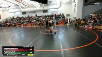 220 lbs Round 2 - Connor Farwell, Powell Middle School vs Alex Walker, Rocky Mountain Middle School