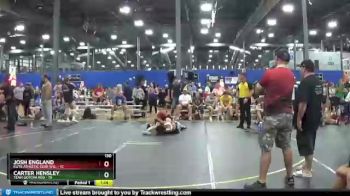 130 lbs Round 5 (6 Team) - Josh England, Elite Athletic Club W.E. vs Carter Hensley, Team Gotcha Red