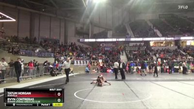 60 lbs Cons. Round 2 - Tatum Horgan, Rossville vs Evyn Contreras, Bonner Springs Wrestling Club