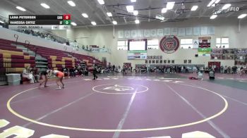 105 lbs Cons. Round 4 - Lana Petersen, Canyon Ridge vs Vanessa Ortiz, Glenns Ferry