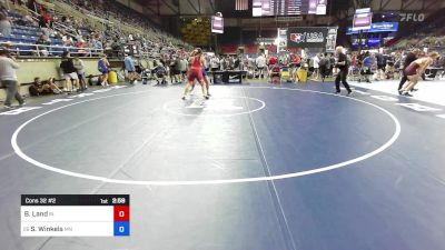 285 lbs Cons 32 #2 - Benjamin Land, IN vs Samuel Winkels, MN