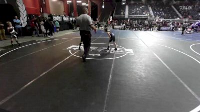70 lbs Semifinal - Ross Leyba Lll, La Junta Wolfpack vs Parker Shelagowski, Fergus Wrestling Club