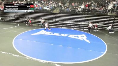 6A 126 lbs Cons. Round 2 - Tyler Garrett, American Fork vs Andrew Jones, Weber