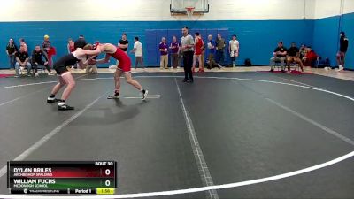144 lbs Champ. Round 1 - Dylan Briles, Archbishop Spalding vs William Fuchs, McDonogh School
