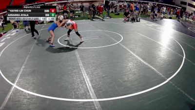105 lbs 1st Place Match - Kayne-Lin Chun, Hawaii vs Airianna Ayala, Idaho