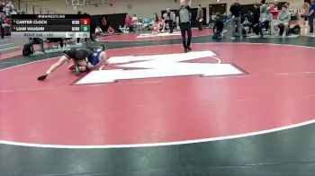 150 lbs 3rd Place Match - Liam Vaughn, Newberg vs Carter Clock, Newberg