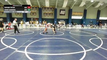 157 lbs Cons. Semi - Aiden Sanders, Noke Wrestling RTC vs Topher Tryon, Noke Wrestling RTC