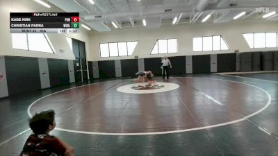 90A Champ. Round 1 - Christian Parra, Worland Middle School vs Kade Kirk, Powell Middle School