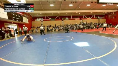 122 lbs Cons. Semi - Chase Strand, Mt. Diablo vs Spencer Madson-Castillo, Petaluma