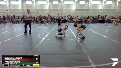 72 lbs Round 4 (6 Team) - Ryder Gallagher, The Wrestling Mill vs Parker Phillips, Dayton Bandits