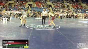 172 lbs Semifinal - LJ Araujo, Bismarck vs Noah Bledsoe, Minot