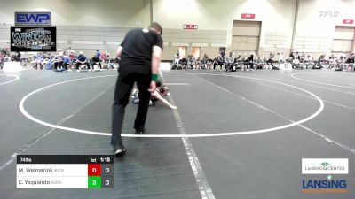 74 lbs Rr Rnd 2 - Mason Welmerink, Michigan Premier WC - (A) vs Collin Ysquierdo, Askren Wrestling Academy - (C)