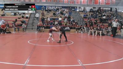 125 lbs Semifinal - Logan Sallot, Gannon vs Amir Wray-Hill, Frostburg State
